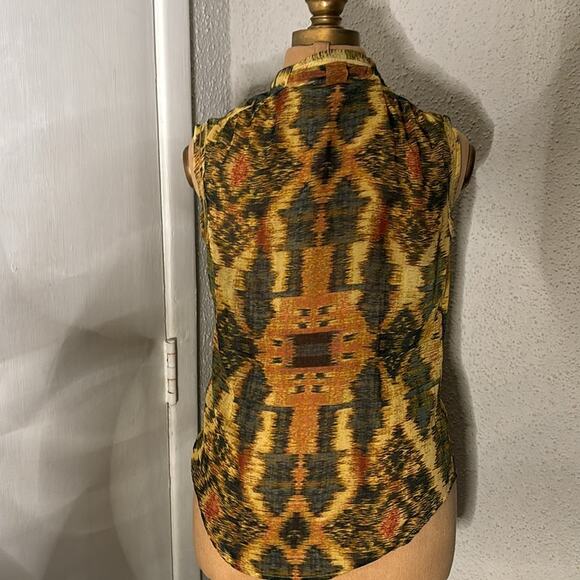 RACHEL Rachel Roy Multicolor NeckTie Blouse 2 Corporate Siren Dopamine Festival - Picture 5 of 11